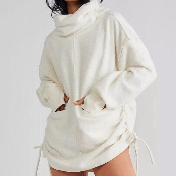 Free People Tops - Free People Fireside Funnel Tunic in Ivory Sizes Med & Large Orig.$148